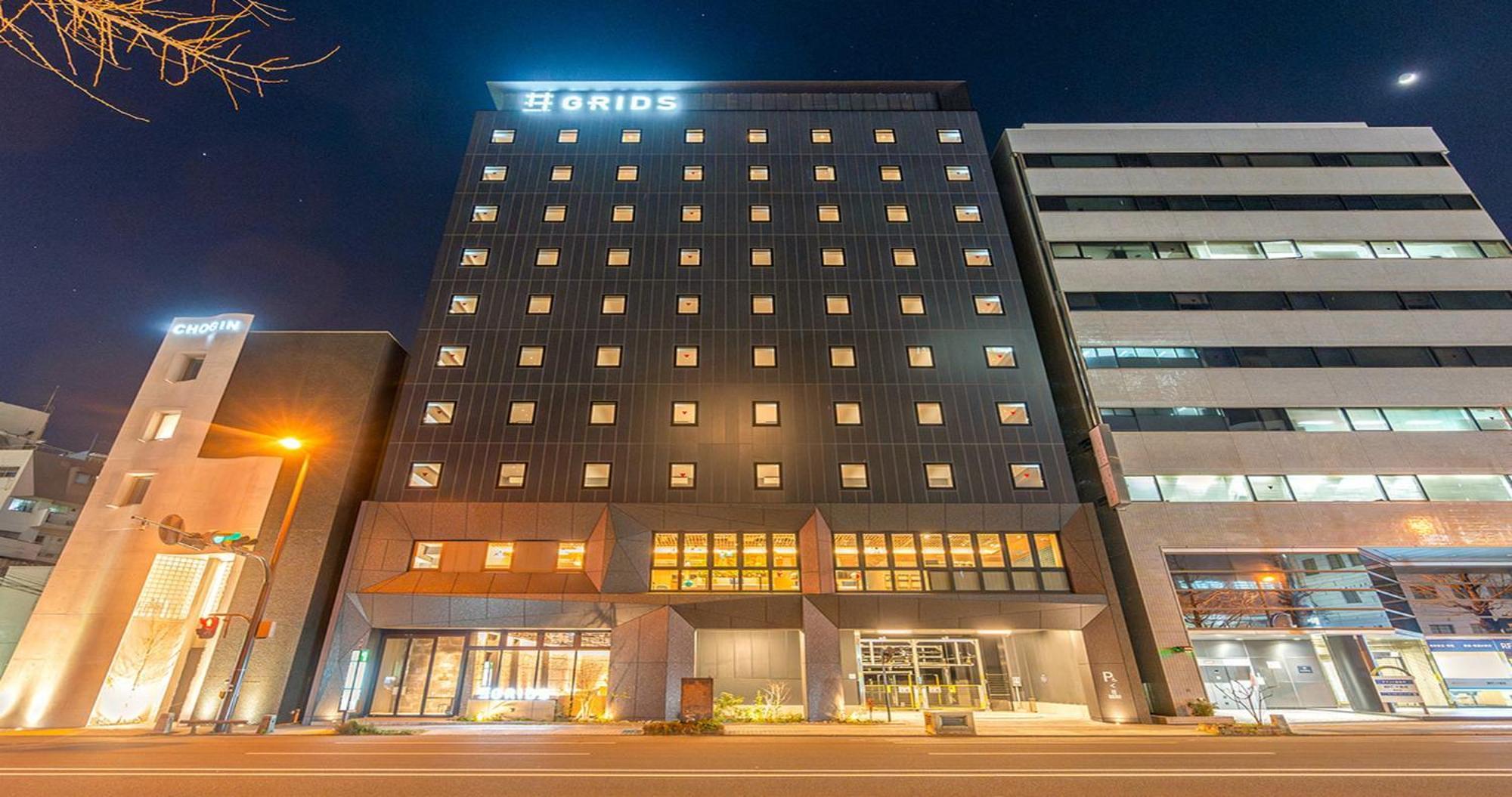 Grids Premium Hotel Kumamoto Exterior foto